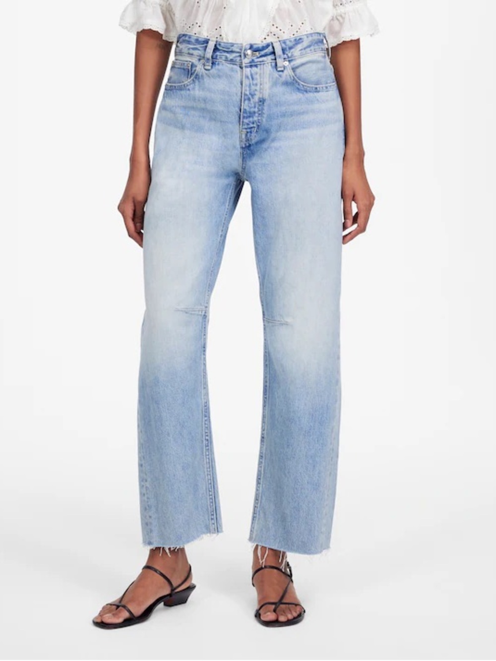 Madewell The Darted Barrel-Leg Jean Edmonson WashRigid